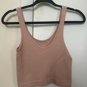 Urban Outfitters Ribbed Tank Top - Pink